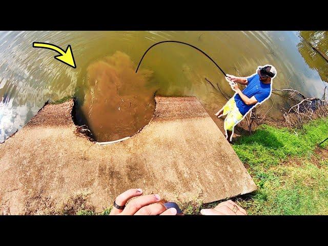 300 LB MONSTER in a STORM DRAIN!!!