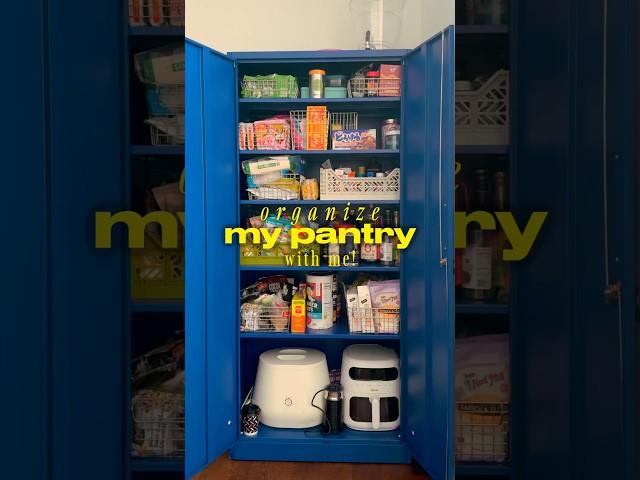 Organize my maximalist pantry with me! #organization #apartment