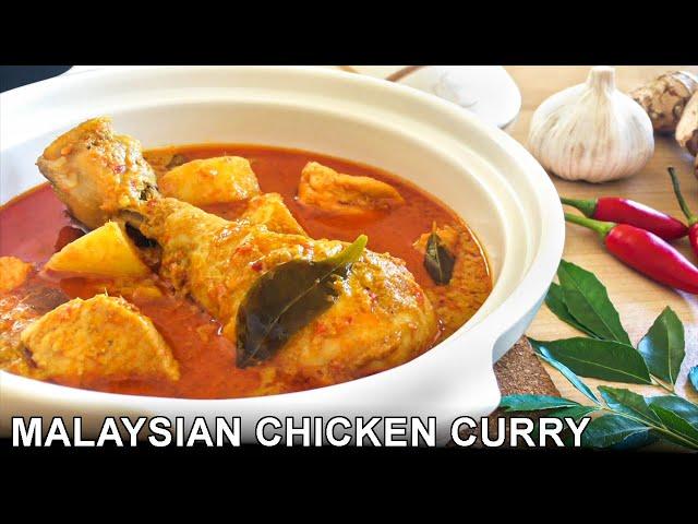 Malaysian Chicken Curry From Scratch | Using Only Fresh Ingredients