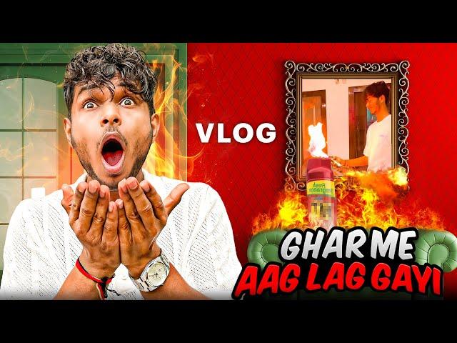 Ghar me aag lag gayi | Vlog | Life of Purab #vlog #funvlog #fire