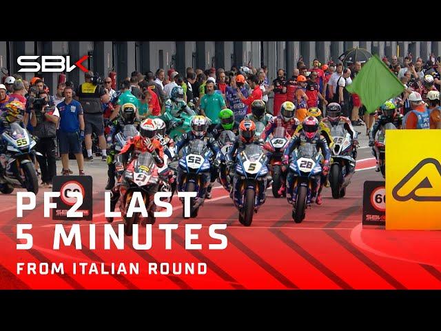 THE LAST 5 MINUTES of an action-packed FP2 at Cremona  | 2024 #ItalianWorldSBK 