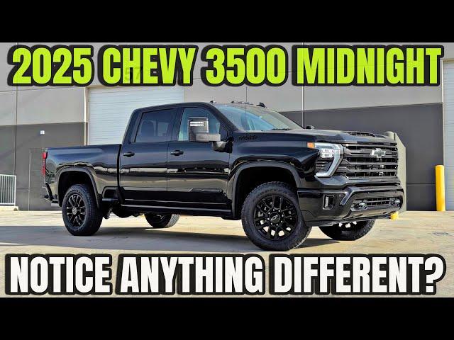 2025 Chevy 3500 Silverado High Country Midnight: These Are Great Updates!