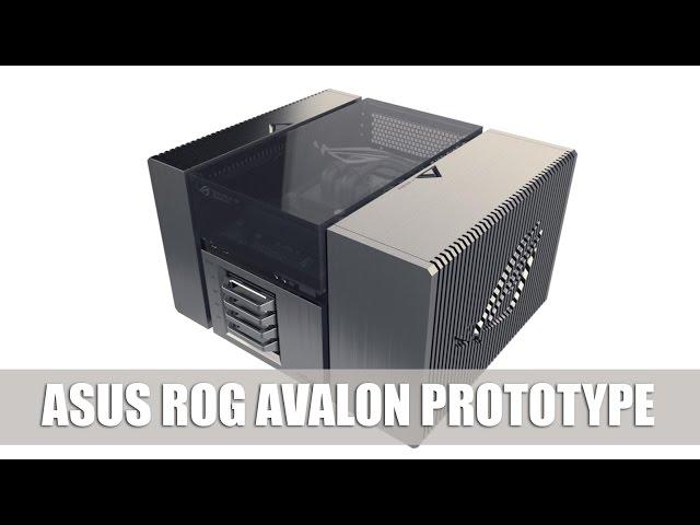 Asus ROG Avalon: Motherboard/Chassis Prototype (Computex 2016) | Allround-PC.com