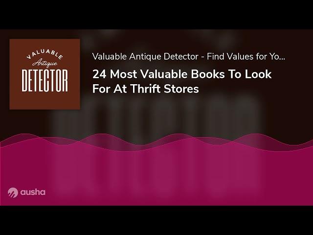 24 Most Valuable Books To Look For At Thrift Stores