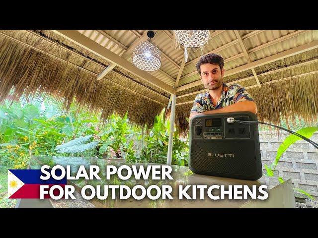 BLUETTI AC180 Solar Power Station Test and Review: 1800W for Our Off-Grid Outdoor Kitchen 