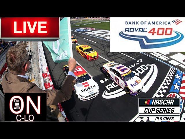 Bank of America Roval 400.  Live Nascar Cup Series. Play by Play, Live Leaderboard & more