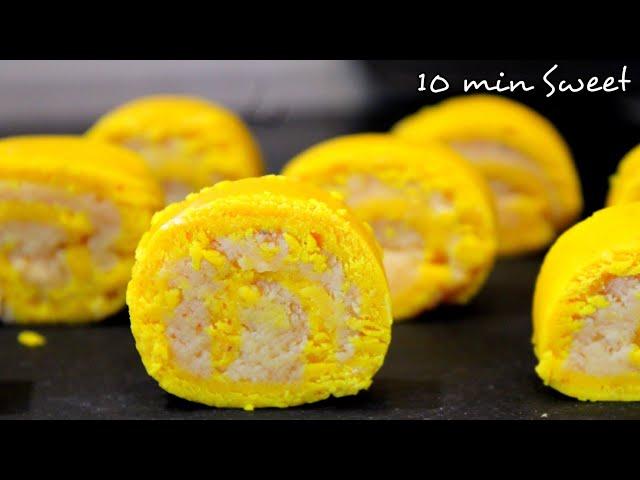 10 min Sweets Recipes / Condensed milk Sweet Recipe / Milk powder burfi