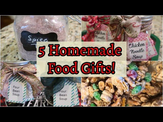 5 Homemade Food Gifts | Easy DIY Gift Ideas | Budget Friendly & Easy!