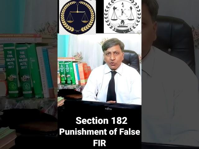 Punishment of false FIR u/s 182 crpc. in Pakistan. Section 182 of crpc.