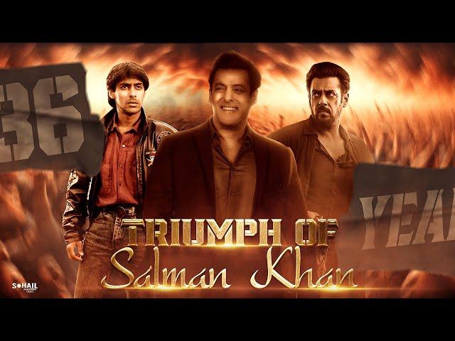 Triumph Of Salman Khan | 36 Years Of Salman Khan | Sahil Sheikh Edits