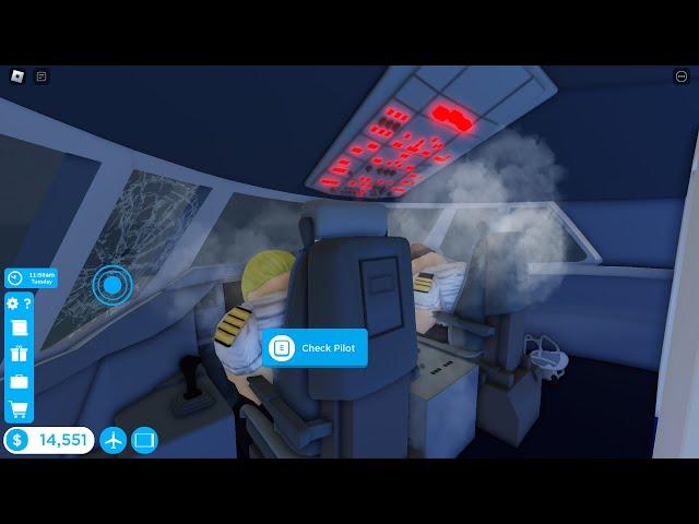 Roblox Cabin Crew Simulator - Airbus A380 Unconscious Pilots