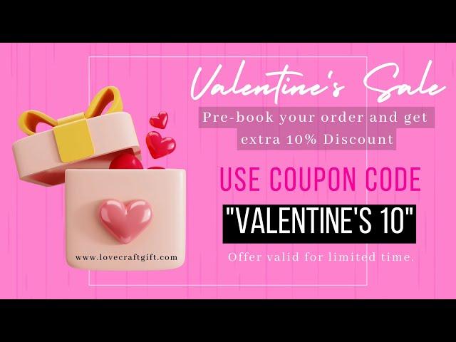 Shop Valentine's Day Gifts Online | love craft gifts | Celebrate Special Moments With Flower Hampers