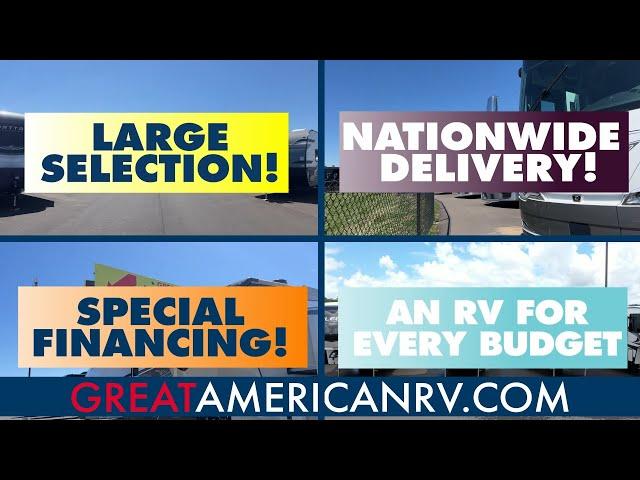 Save BIG at Great American RV in Heflin, AL! Just 10 Miles From The Georgia Border