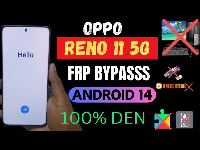 oppo frp bypass || oppo reno 11  frp bypass