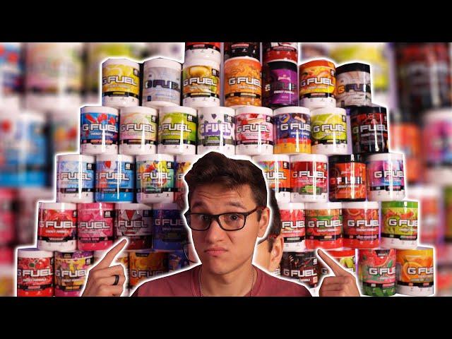 TRYING ALL THE G-FUEL FLAVORS OUT NOW & RANKING THEM FROM BEST TO WORST! - 2020