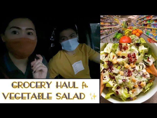 GROCERY HAUL ft. VEGETABLE SALAD | Rocel Pagtalunan