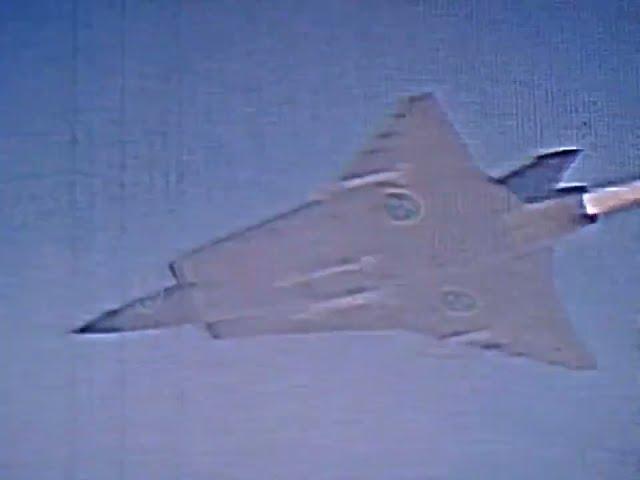 J35D Draken 1962 found documentary footage