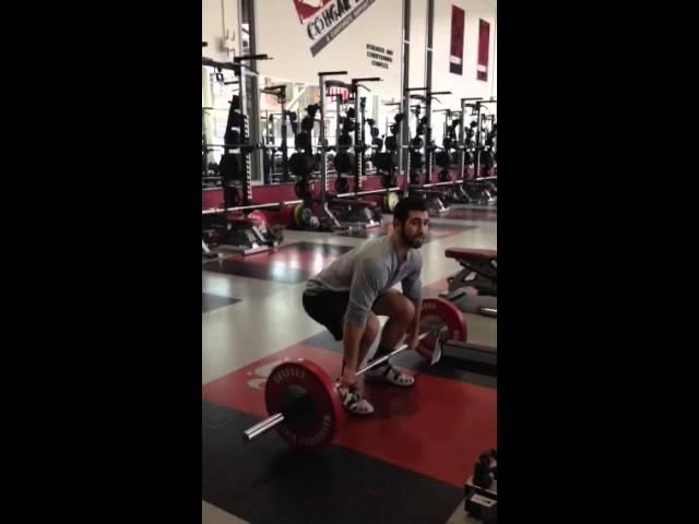 Anthony DeMatteo - demonstrating proper clean technique