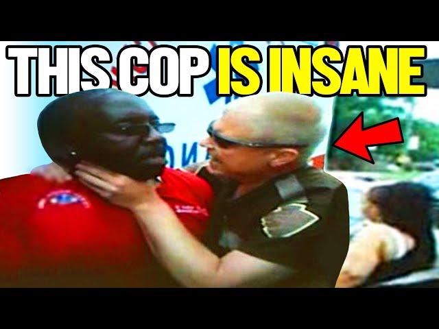 Unhinged Cop ATTACKS Paramedic Trying To SAVE His Patient!