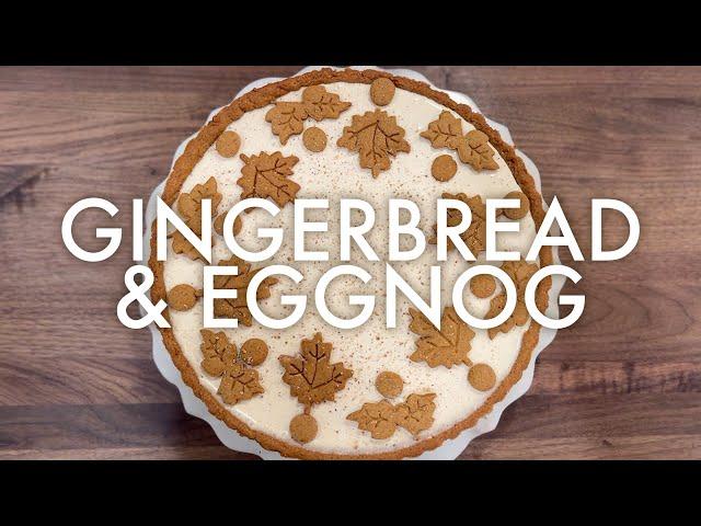 EGGNOG PIE WITH GINGERBREAD CRUST : SEPTEMBER PIES S2 E22