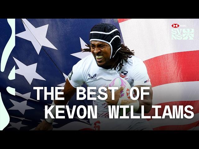 King Kevon! USA Sevens Captain Fantastic! | Kevon Williams' BEST Sevens tries