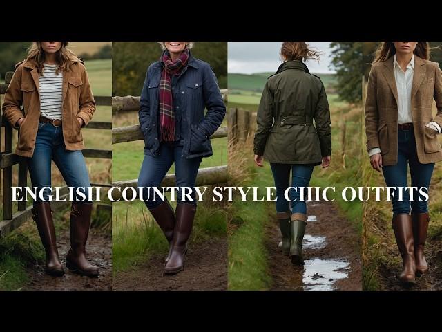 5 English Country Style Outfit ideas that look incredibly CLASSY | Casual