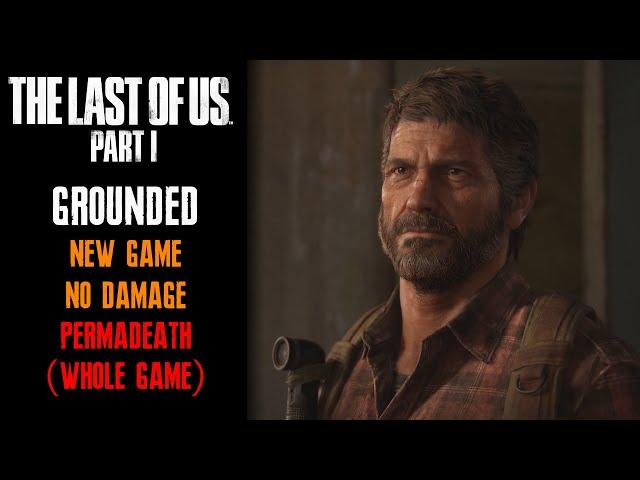 [The Last of Us Part I Remake] Grounded, New Game, Permadeath (Whole Game), No Damage Completion