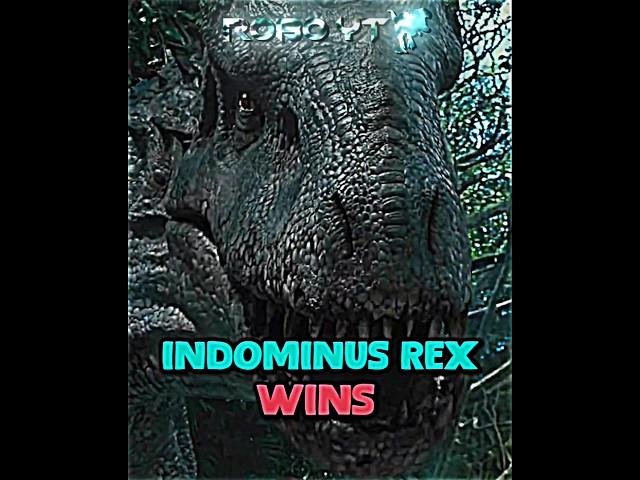 INDOMINUS REX VS THE JURASSIC FRANCHISE!  #shorts #fyp #jurassicworld #jurassicpark