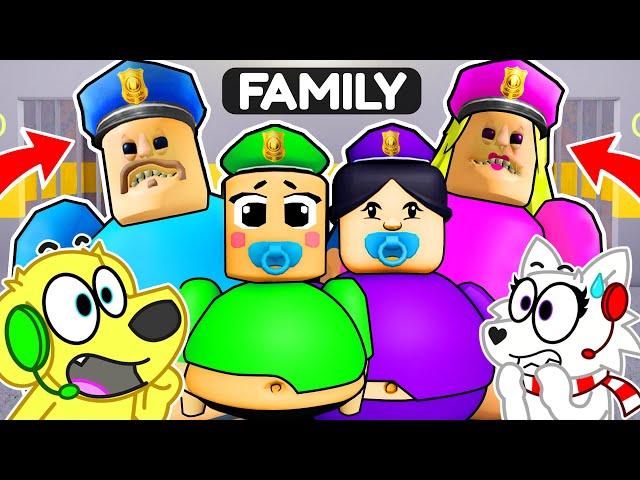 Escape New SECRET FAMILY in Roblox Barry's Prison Run