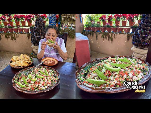 Since we are going to party hard and stay up late, I prepared a quick and tasty shrimp ceviche fo...