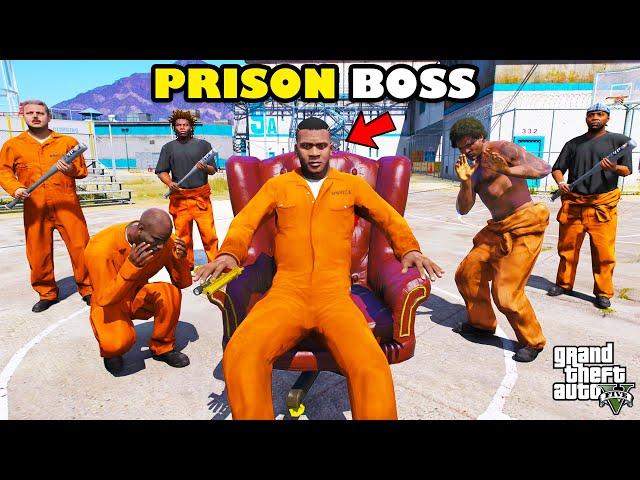 Franklin Become The Most Dangerous Prison Boss In GTA 5 | SHINCHAN and CHOP