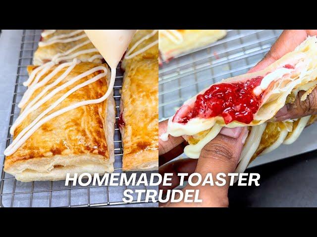 Pillsbury Strawberry & Cream Cheese Toaster Strudel Tutorial | Toaster Strudel at Home