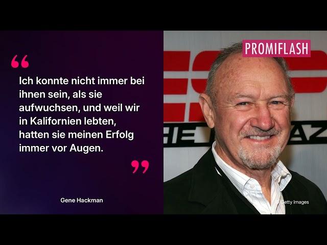 Gene Hackman hatte angespanntes Verhältnis zu seinen Kindern