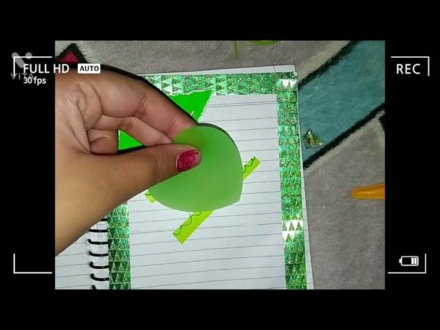 Mini journal of green🟢🟩 colour || creativity of pranjal 