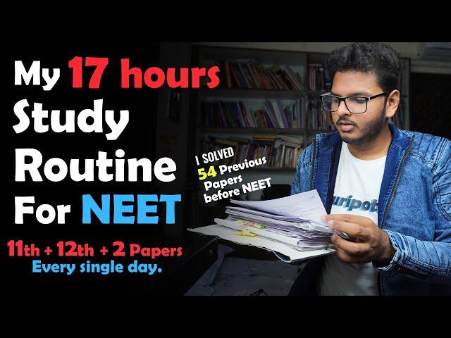 The *Extreme* NEET Timetable that Changed My Life - Do or Die | Anuj Pachhel