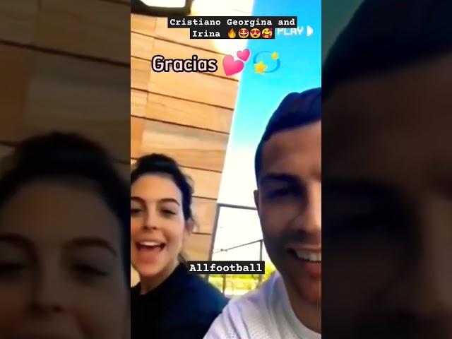 Cristiano Georgina says bye to Irina  #shorts #football #ronaldo #cr7 #georgina #irina #viral