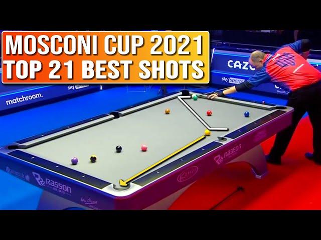 TOP 21 BEST SHOTS | Mosconi Cup 2021 (9-Ball Pool)