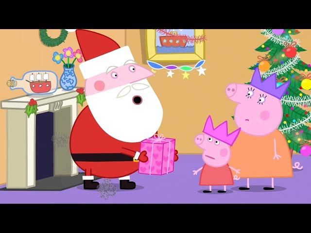 Peppa Pig Nederlands | ️ Bezoek van de Kerstman  | Tekenfilms voor kinderen