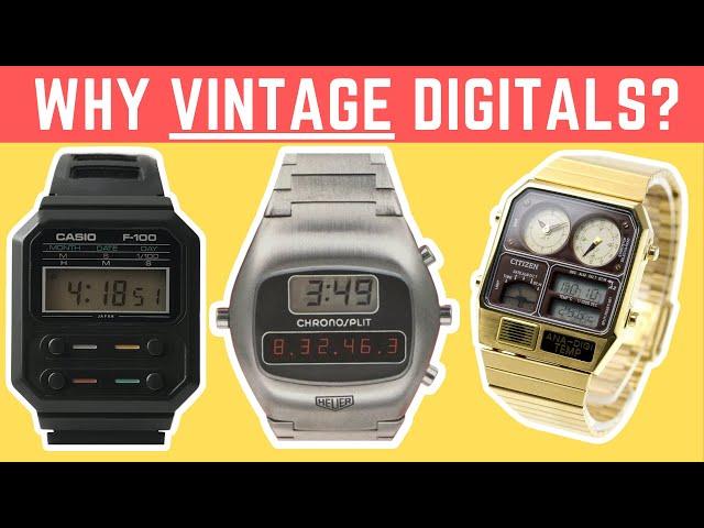 VINTAGE DIGITAL WATCHES - 4 Reasons why you should collect them