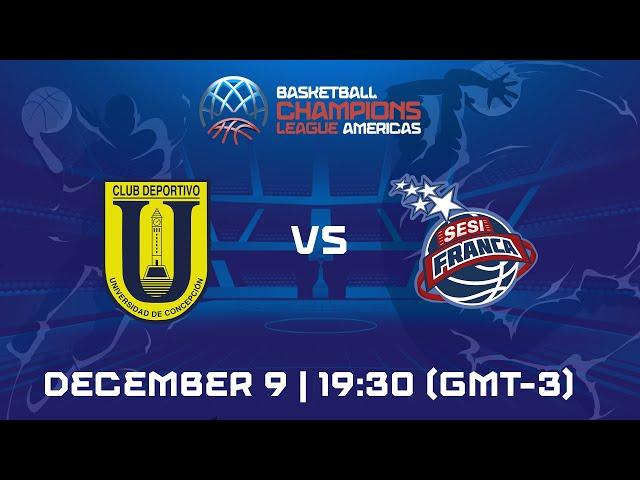 UdeC v Franca Basquete | Full Baskball Game | FIBA Basketball Champions League Americas 2023