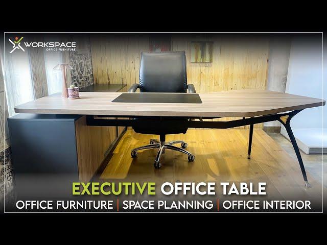 Executive Office Table | Office Furniture in Pakistan | Space Planning | Workspace Office Furniture