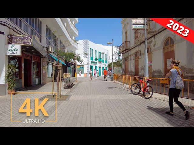 Lanzarote, Canary Islands  Spain | Arrecife Walking Tour | 4K Street Walk | Virtual Walking 2023