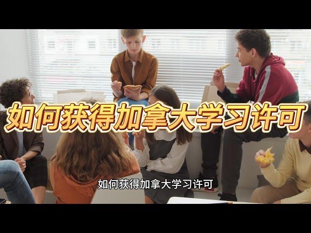 如何获得加拿大学习许可