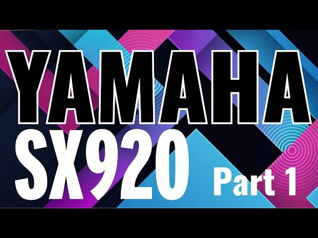 Yamaha SX920 Brand new arranger keyboard review part 1