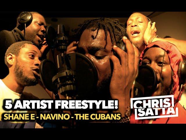 5 Way Freestyle!! Shane E x Navino x Kan Whyte x Cappa Flex x Adonijah | Chris Satta