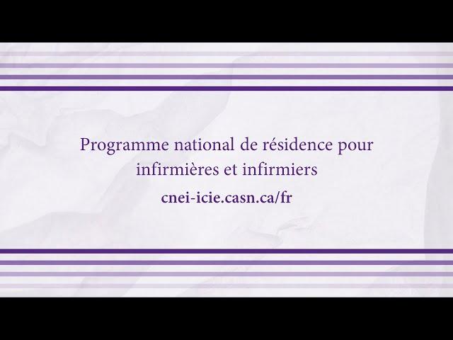 Programme national de résidence pour infirmières et infirmiers de l'ACESI