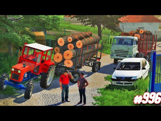 Roleplay pe Dumesti//LA PĂDURE CU UTB 651 ȘI KAMAZ [896]-Farming Simulator 19