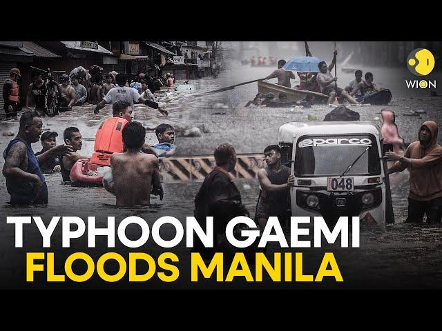 Philippines: Typhoon Gaemi causes heavy floods on streets of Manila | WION Originals