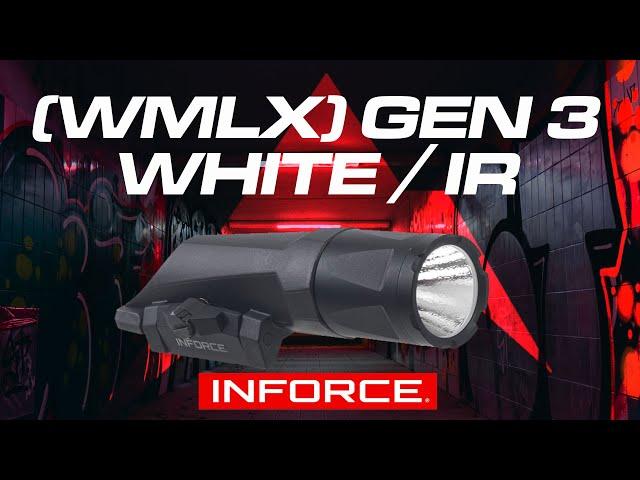 INFORCE Weapon Mount Light (WMLx) Gen 3 White / IR Tactical Flashlight