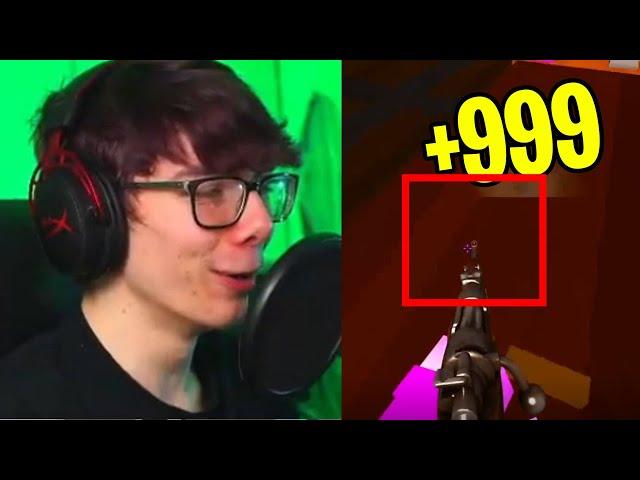 Streamer forgot to turn off his hacks in Krunker.io